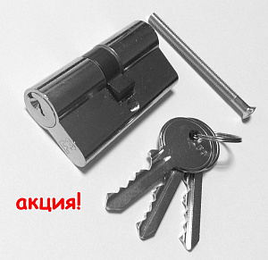 Цилиндр 3 англ. ключа  35х35 хром F20935353N